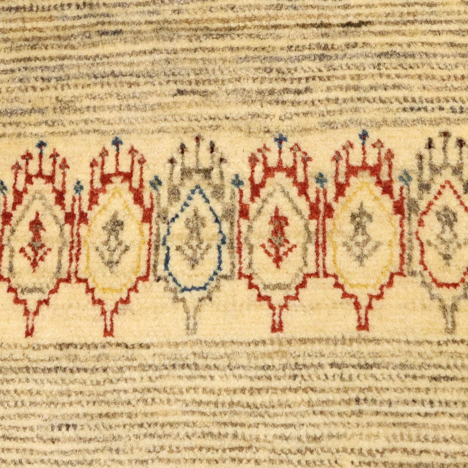 Gabbeh-tæppe - Kashkuli Persisk - 125 x 87 cm - beige