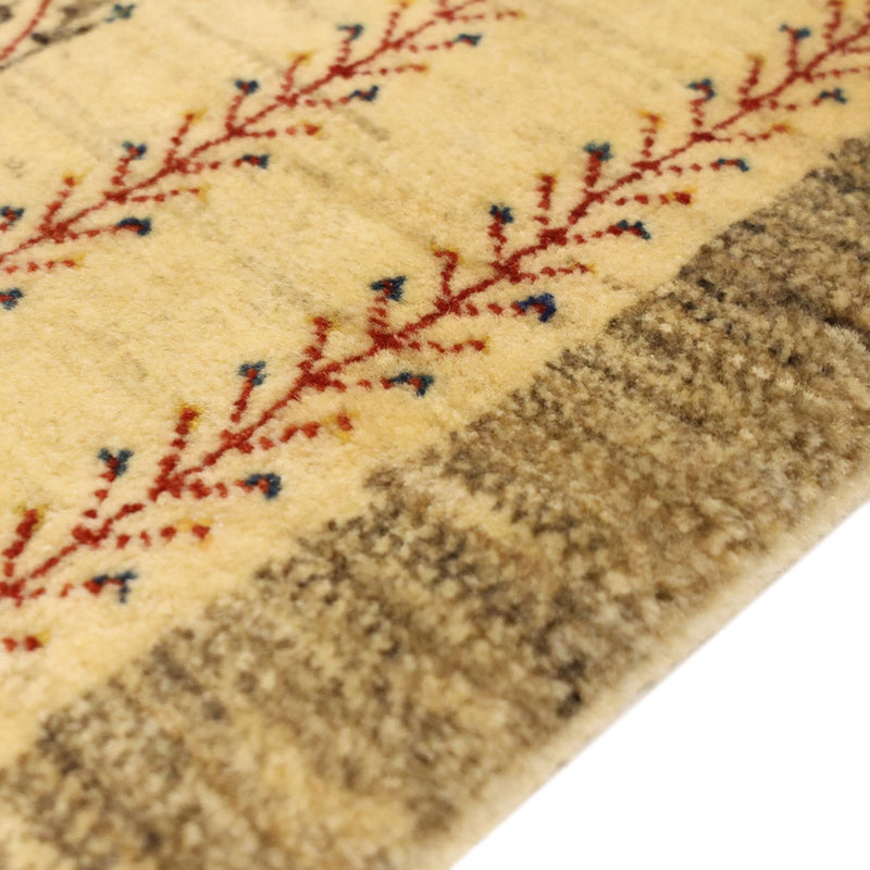 Gabbeh-tæppe - Kashkuli Persisk - 125 x 87 cm - beige