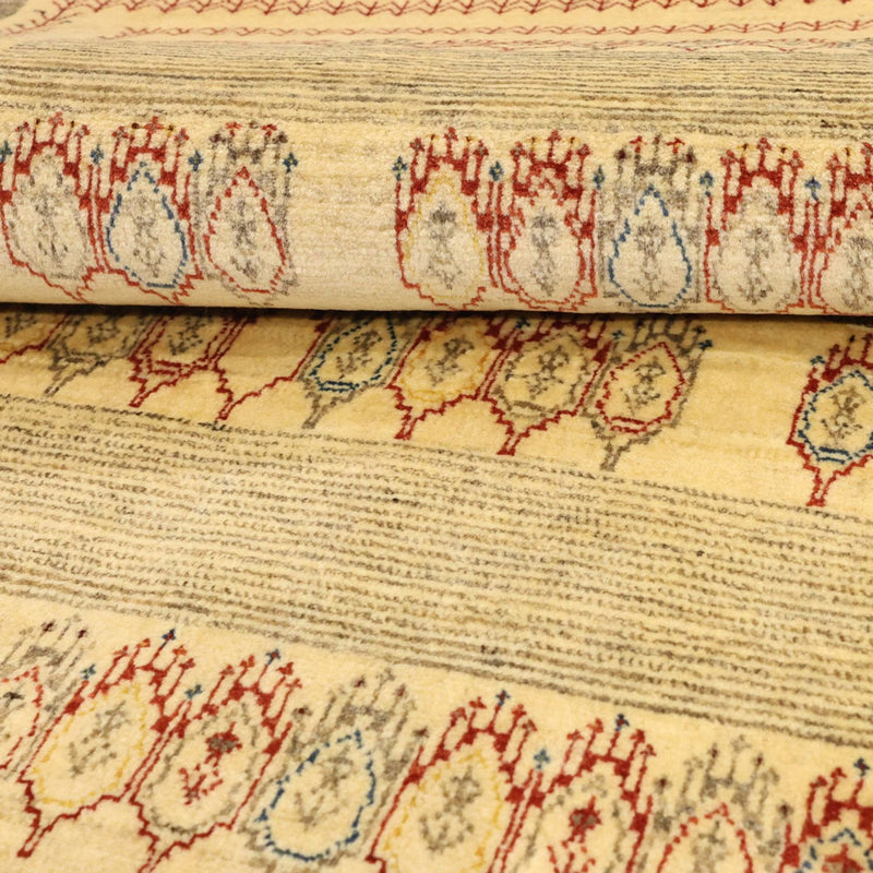 Gabbeh-tæppe - Kashkuli Persisk - 125 x 87 cm - beige