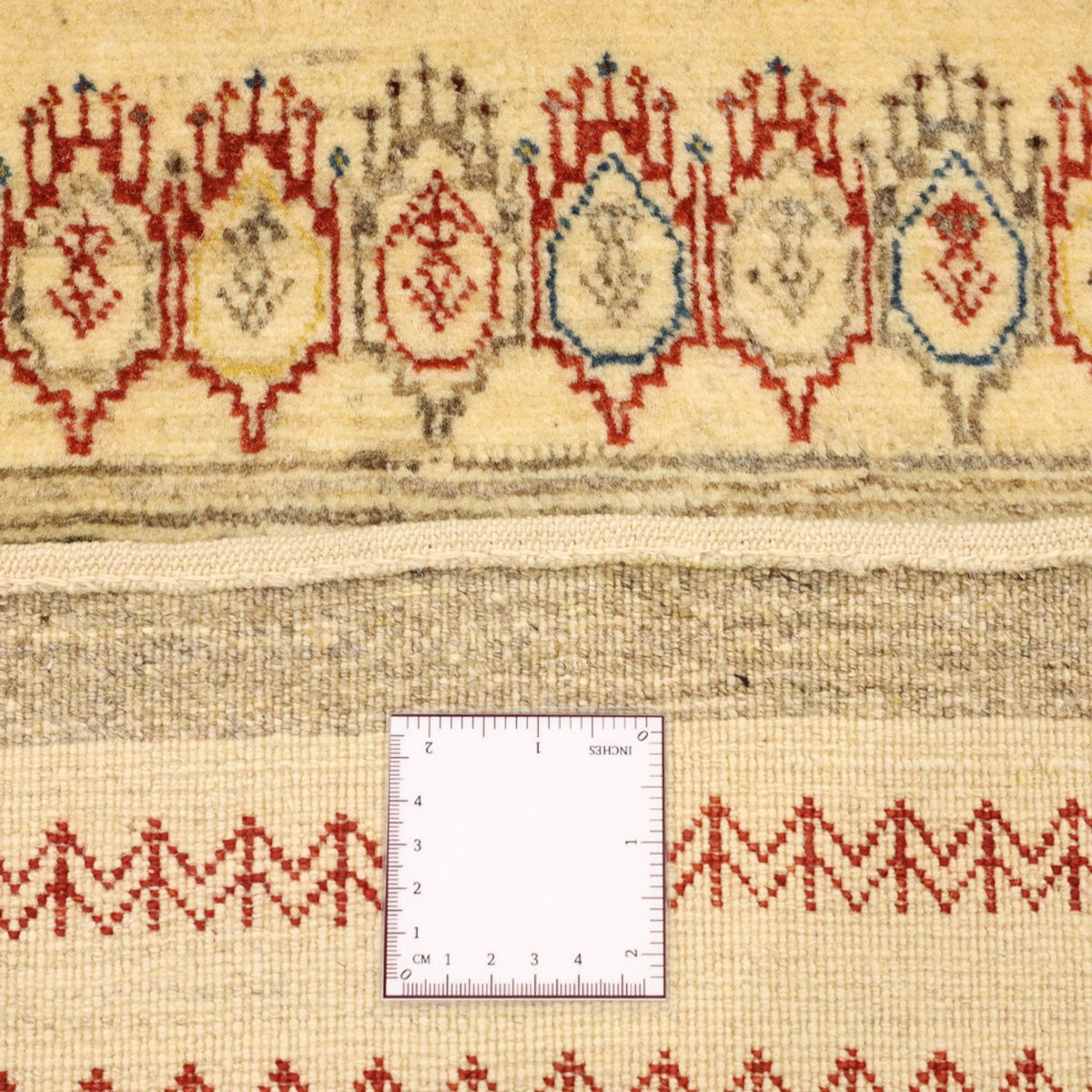 Gabbeh-tæppe - Kashkuli Persisk - 125 x 87 cm - beige