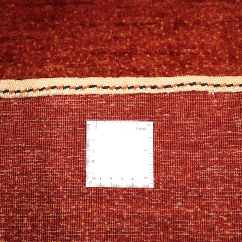 Gabbeh-tæppe - Kashkuli Persisk firkantet  - 112 x 101 cm - mørkerød