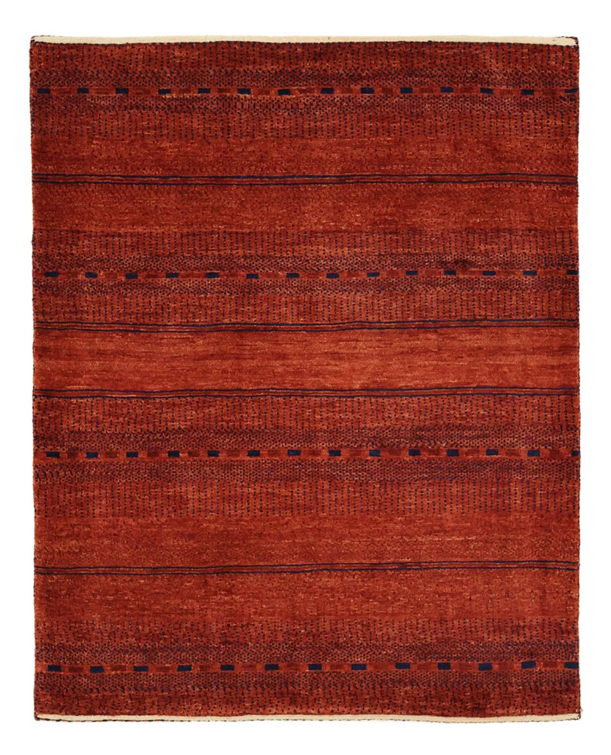 Gabbeh-tæppe - Kashkuli Persisk - 100 x 80 cm - mørkerød
