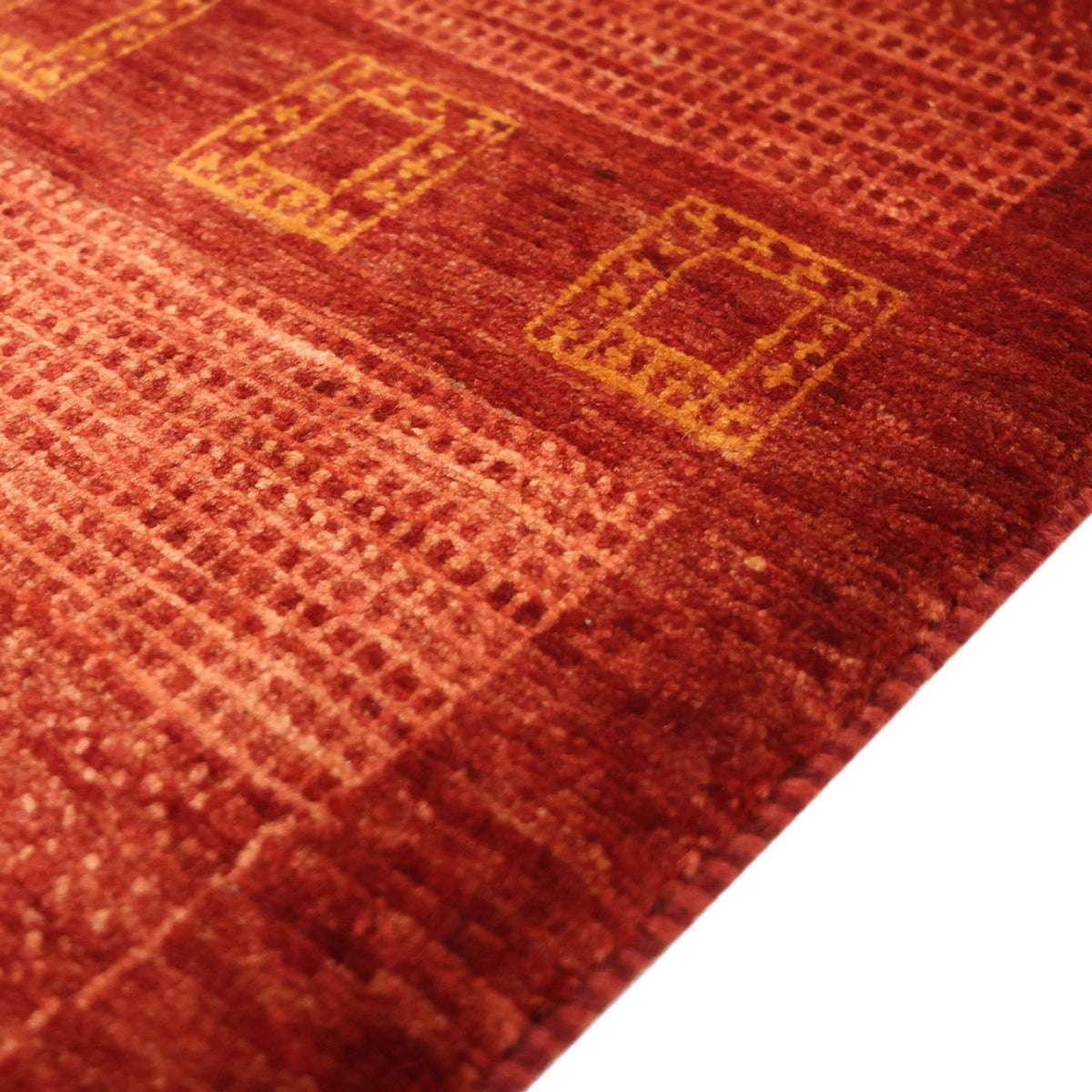 Gabbeh-tæppe - Kashkuli Persisk - 113 x 97 cm - rød