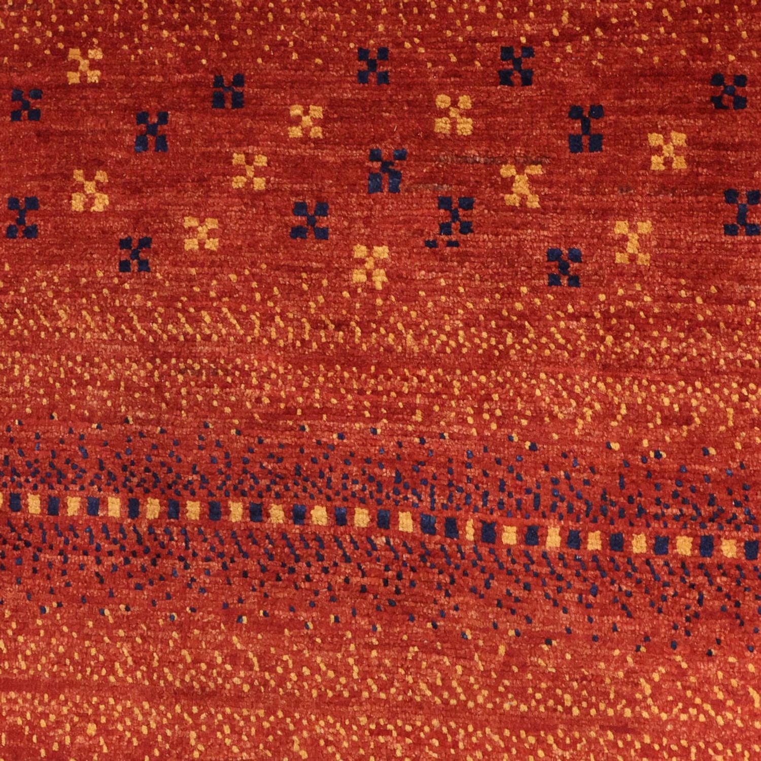 Gabbeh-tæppe - Kashkuli Persisk - 122 x 98 cm - rød