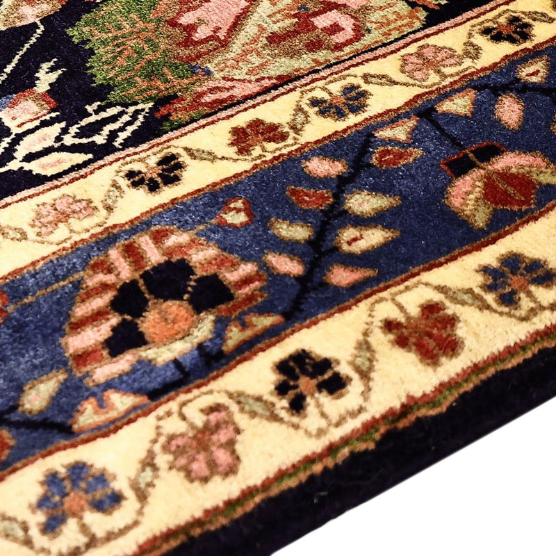 Persisk tæppe - Nomadisk - 199 x 149 cm - mørkeblå