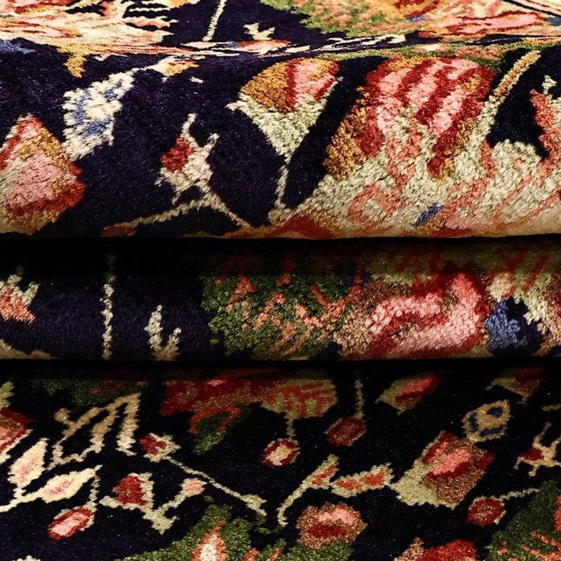 Persisk tæppe - Nomadisk - 199 x 149 cm - mørkeblå