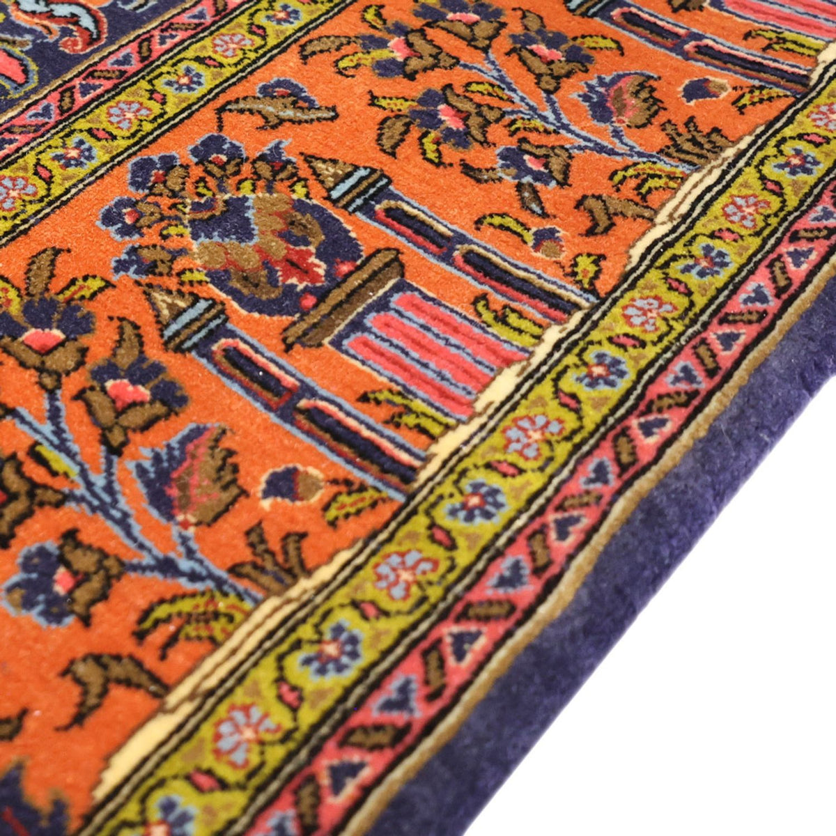 Persisk tæppe - Classic - 161 x 110 cm - mørkeblå