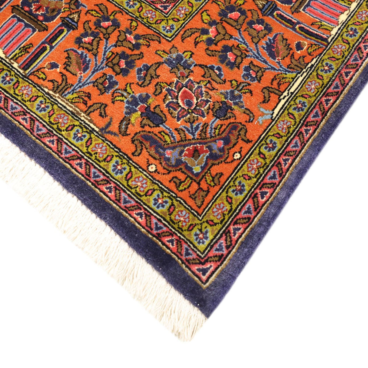 Persisk tæppe - Classic - 161 x 110 cm - mørkeblå