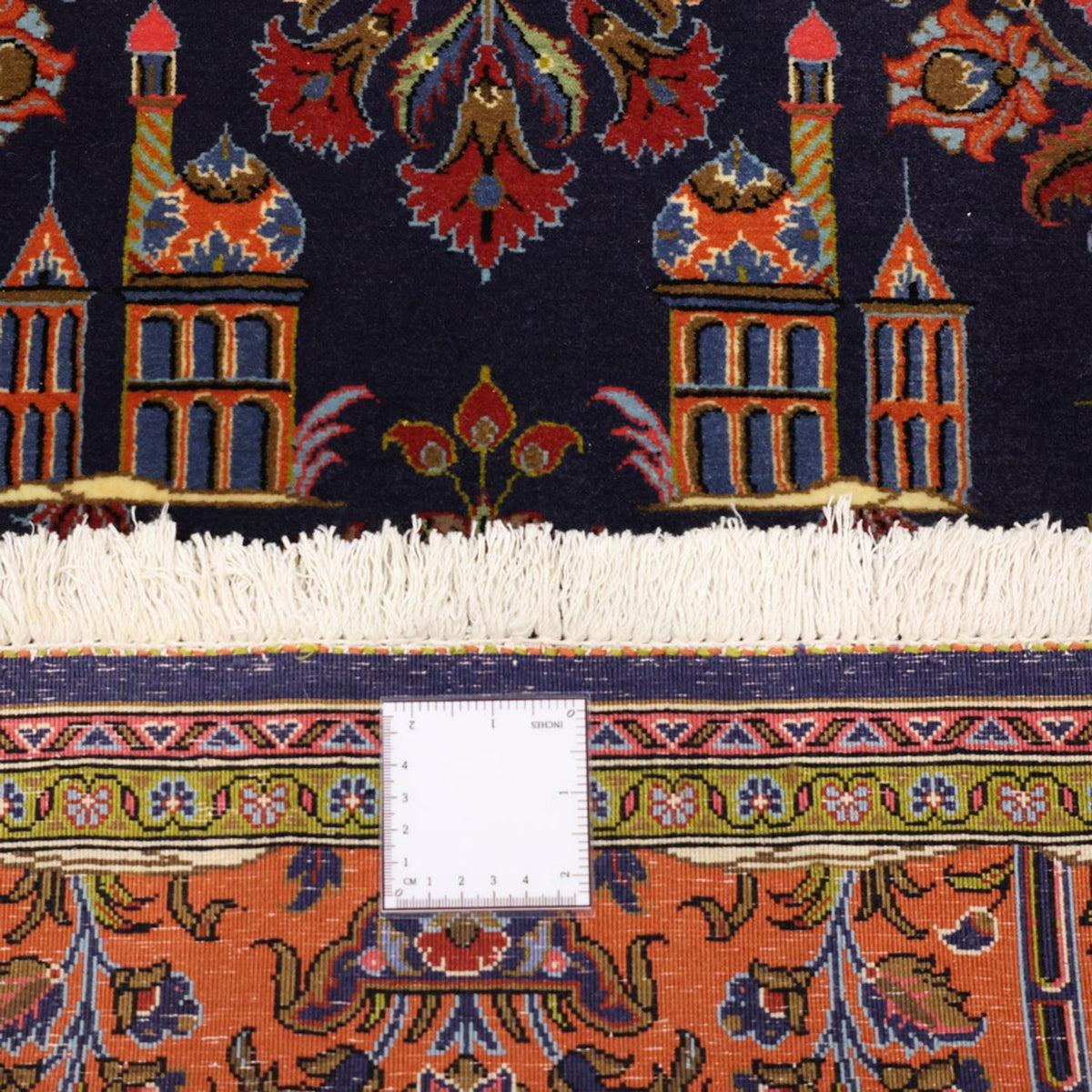 Persisk tæppe - Classic - 161 x 110 cm - mørkeblå