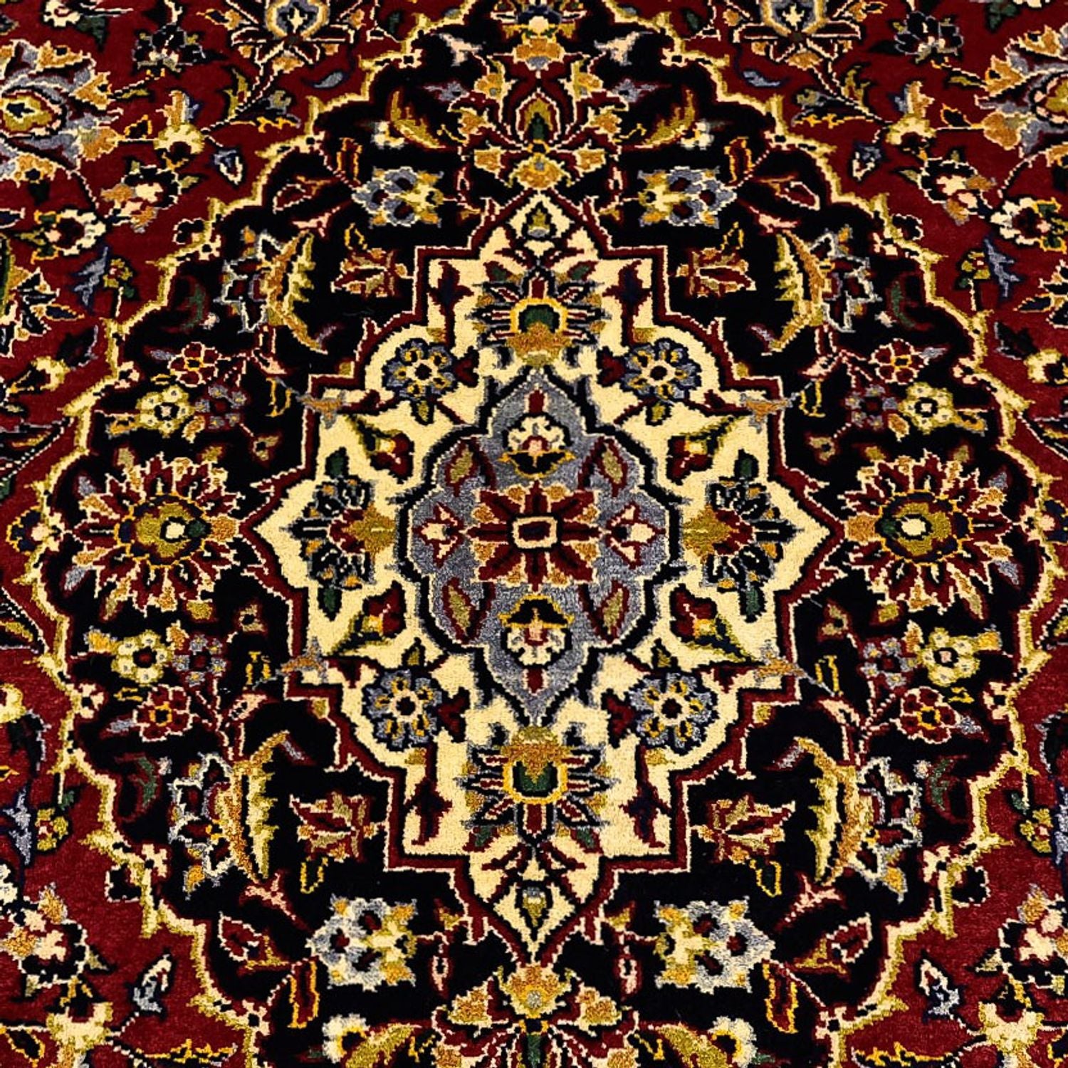 Persisk tæppe - Keshan - 211 x 138 cm - rød