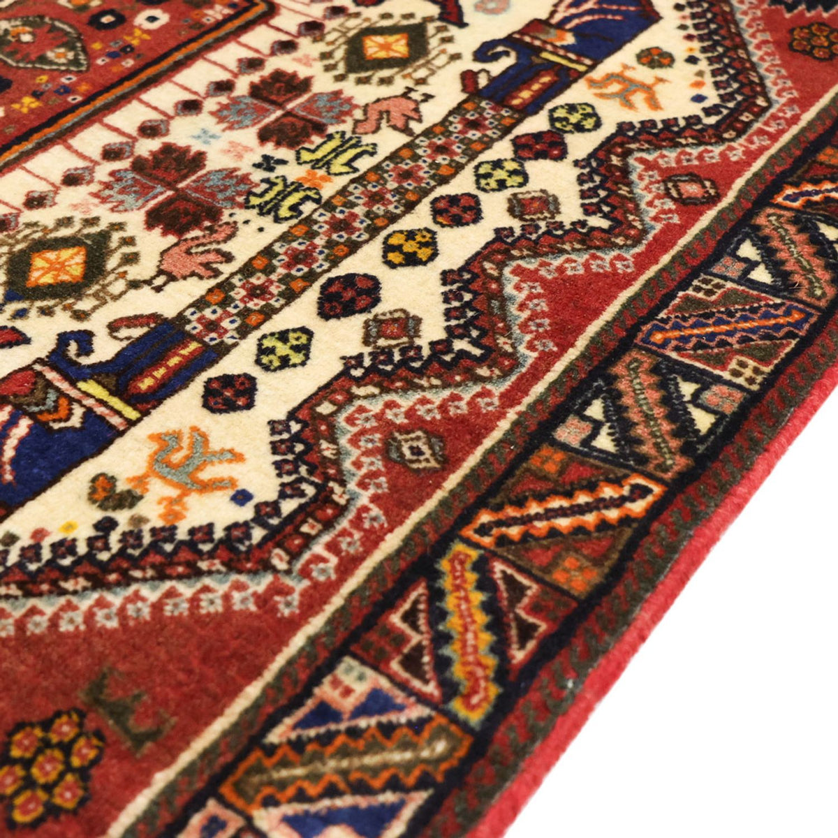 Persisk tæppe - Nomadisk - 150 x 101 cm - beige