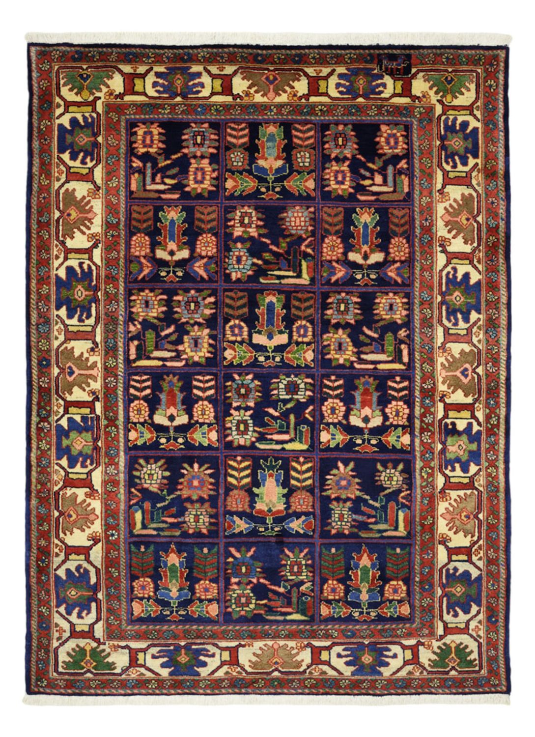 Persisk tæppe - Nomadisk - 214 x 160 cm - flerfarvet