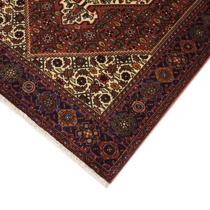 Persisk tæppe - Nomadisk - 152 x 101 cm - mørkerød