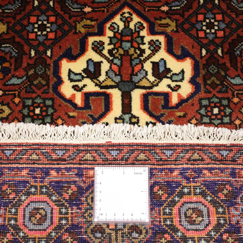 Persisk tæppe - Nomadisk - 152 x 101 cm - mørkerød