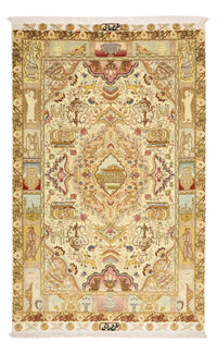 Persisk tæppe - Tabriz - Royal - 160 x 101 cm - beige