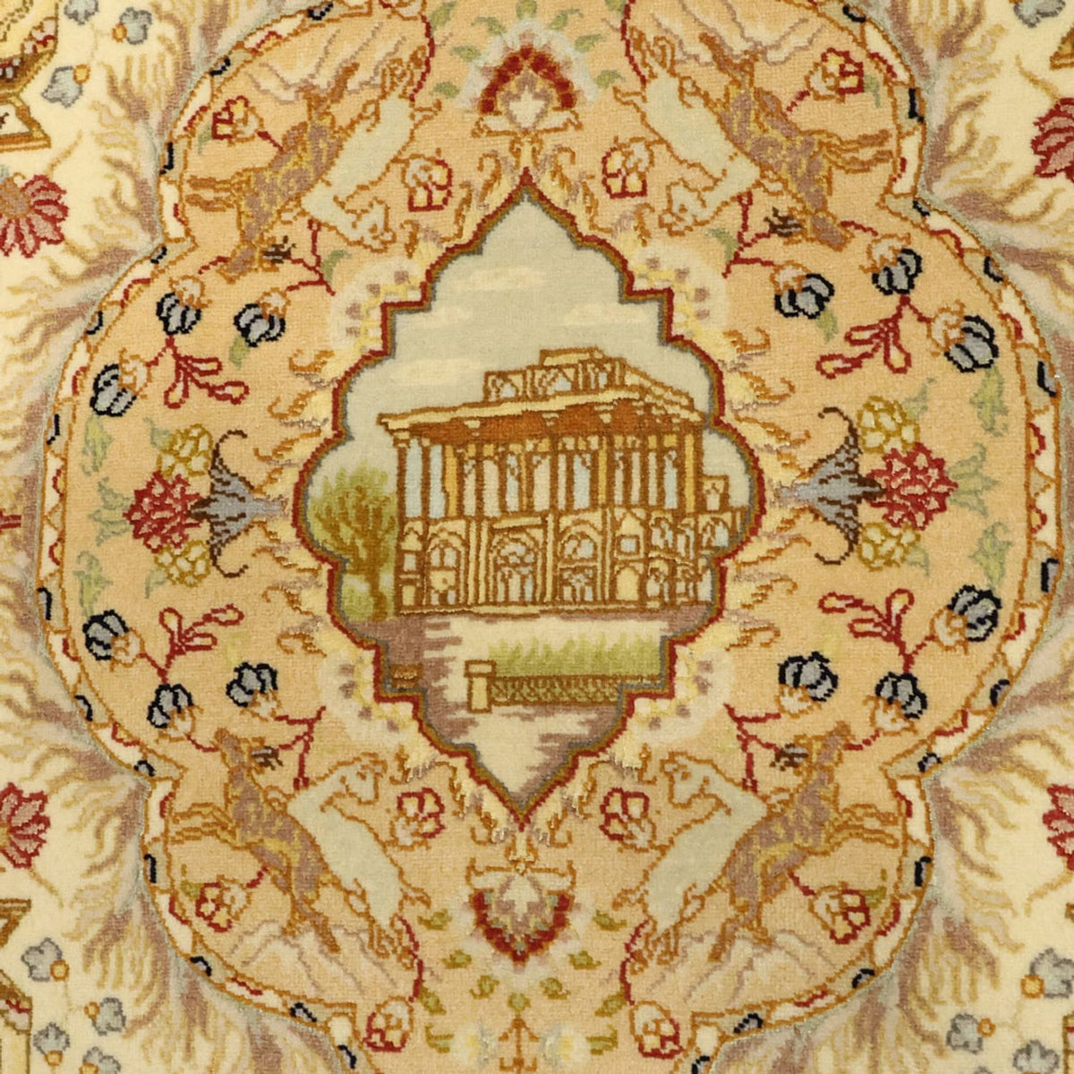 Persisk tæppe - Tabriz - Royal - 160 x 101 cm - beige