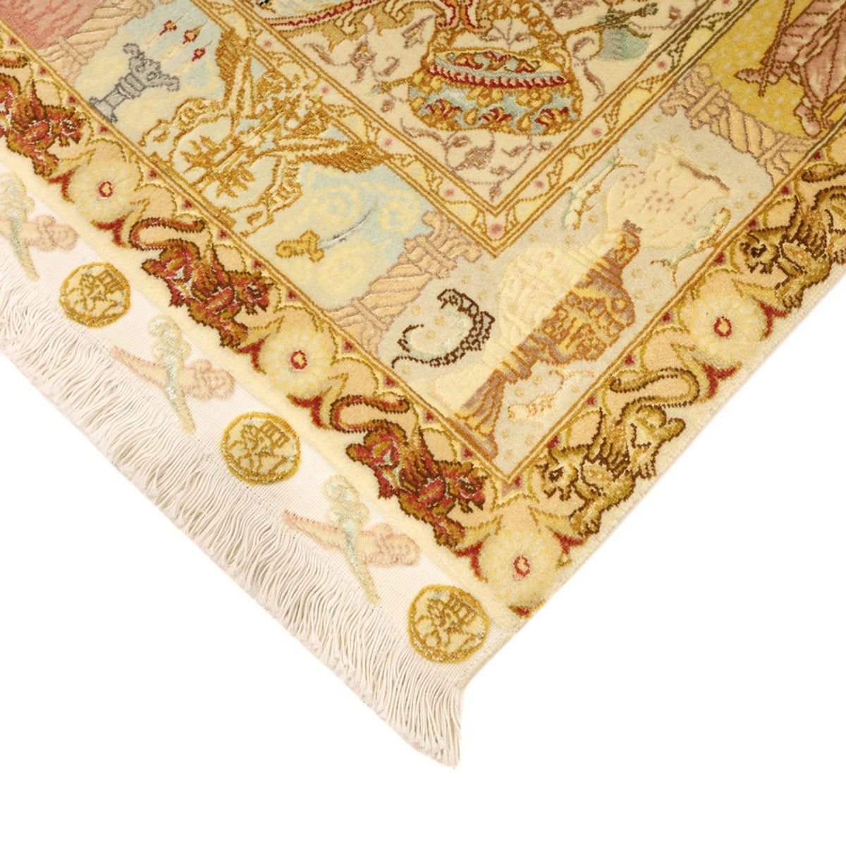 Persisk tæppe - Tabriz - Royal - 160 x 101 cm - beige