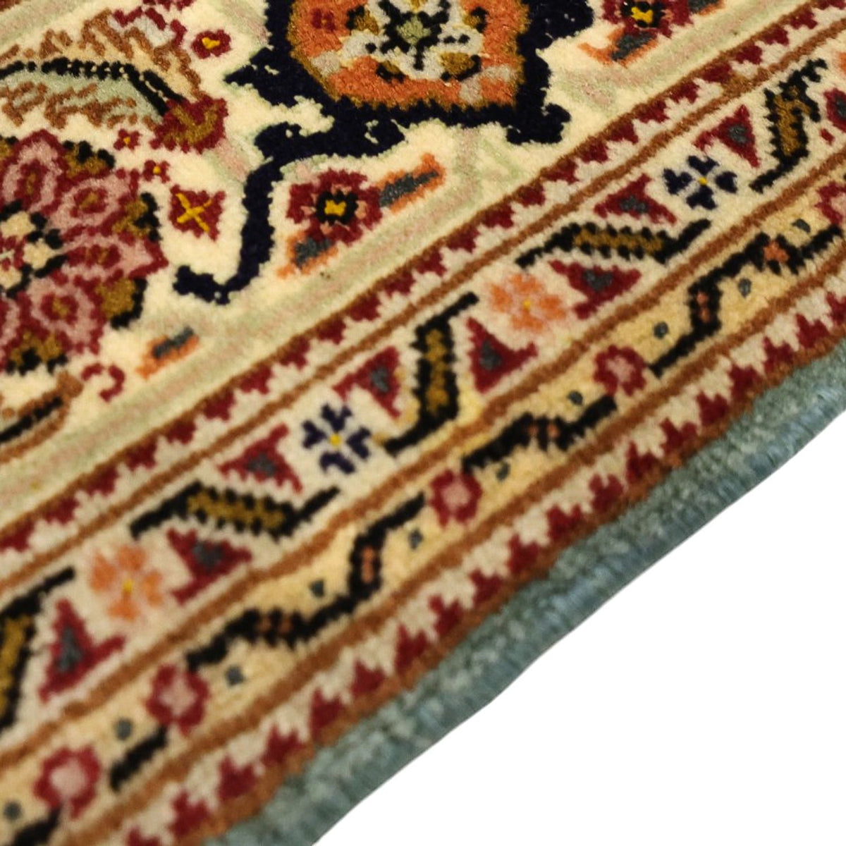 Persisk tæppe - Tabriz - Royal - Royal - 145 x 101 cm - olivengrøn