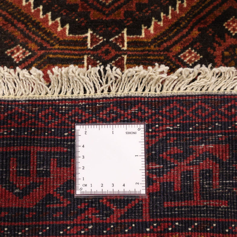Løber Baluch-tæppe - 192 x 98 cm - mørkerød