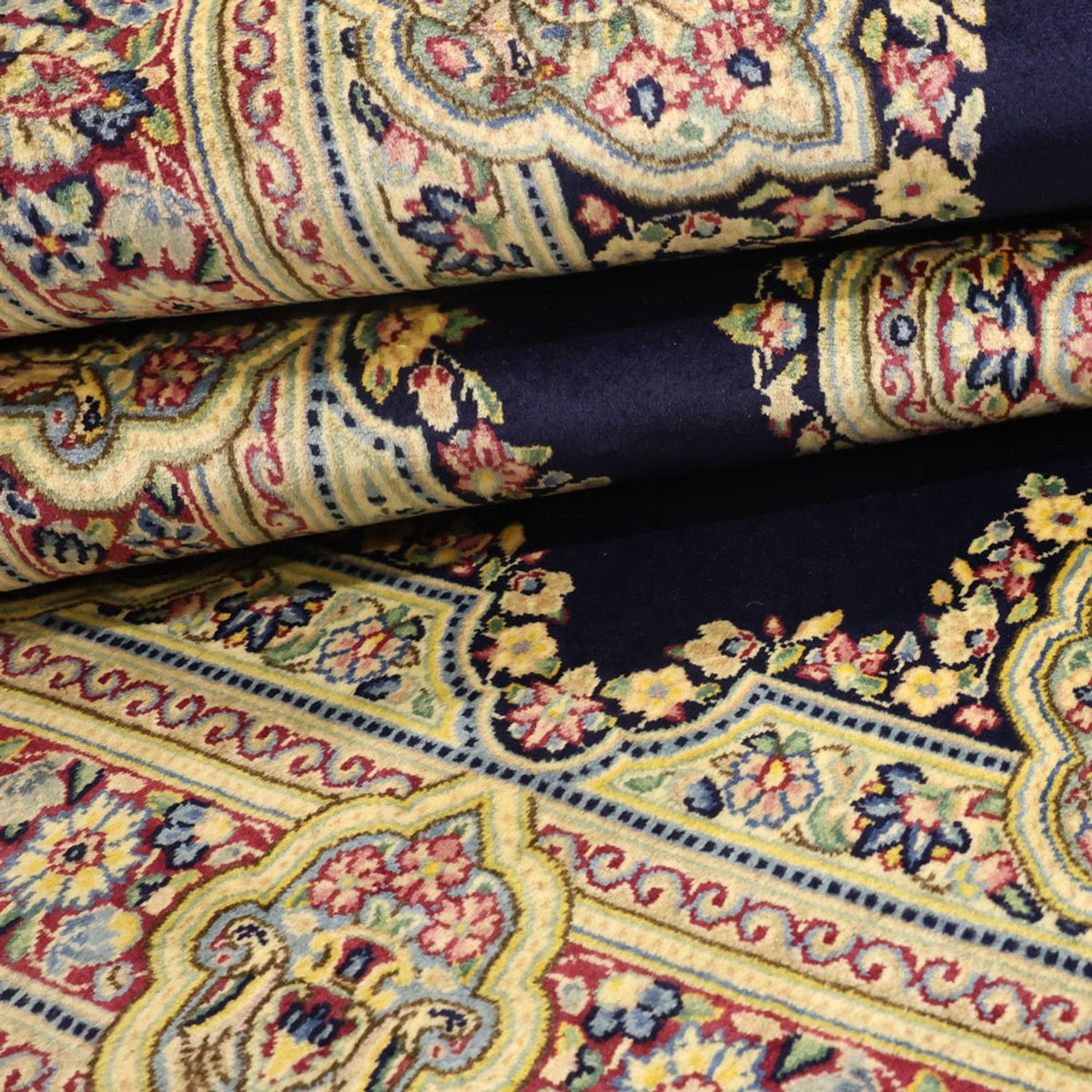 Persisk tæppe - Classic - Royal - 148 x 89 cm - mørkeblå