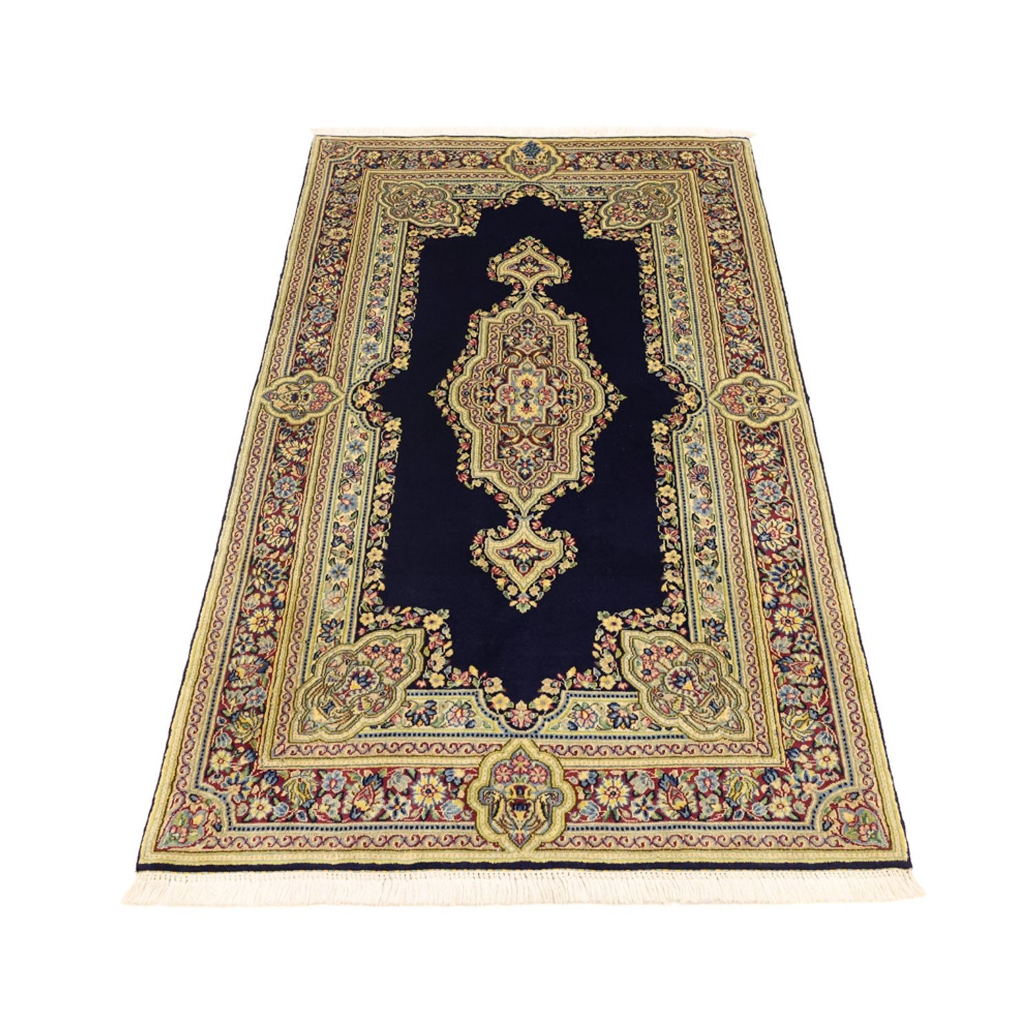 Persisk tæppe - Classic - Royal - 148 x 89 cm - mørkeblå