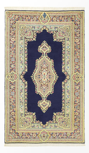 Persisk tæppe - Classic - Royal - 147 x 90 cm - mørkeblå