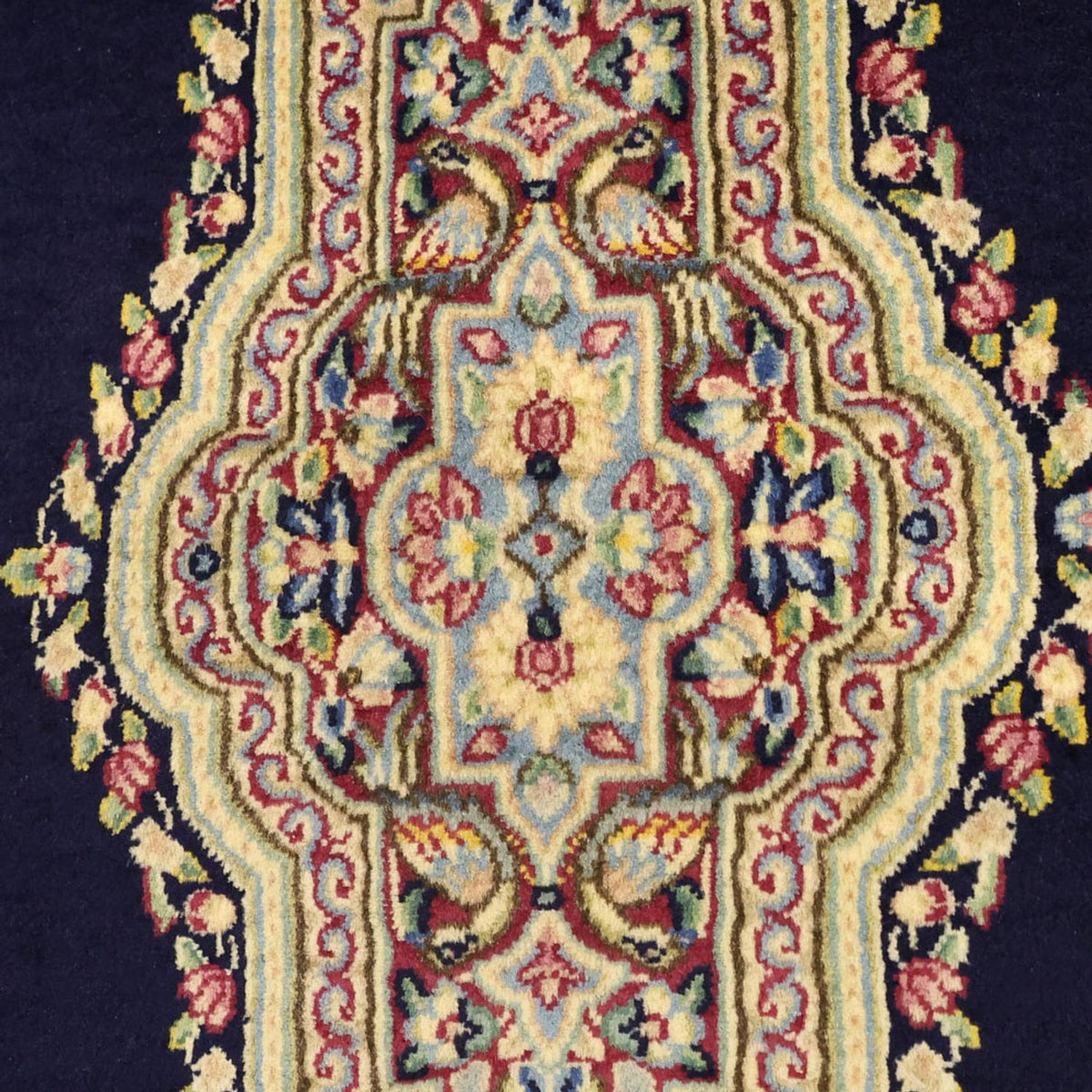 Persisk tæppe - Classic - Royal - 147 x 90 cm - mørkeblå