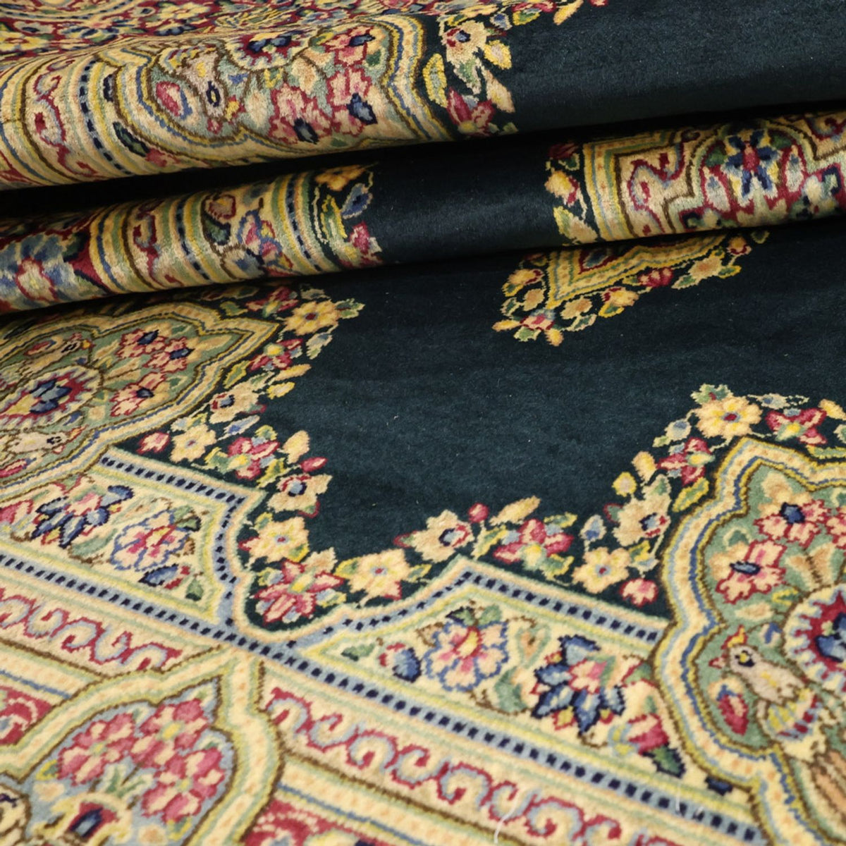 Persisk tæppe - Classic - Royal - 152 x 90 cm - mørkegrøn