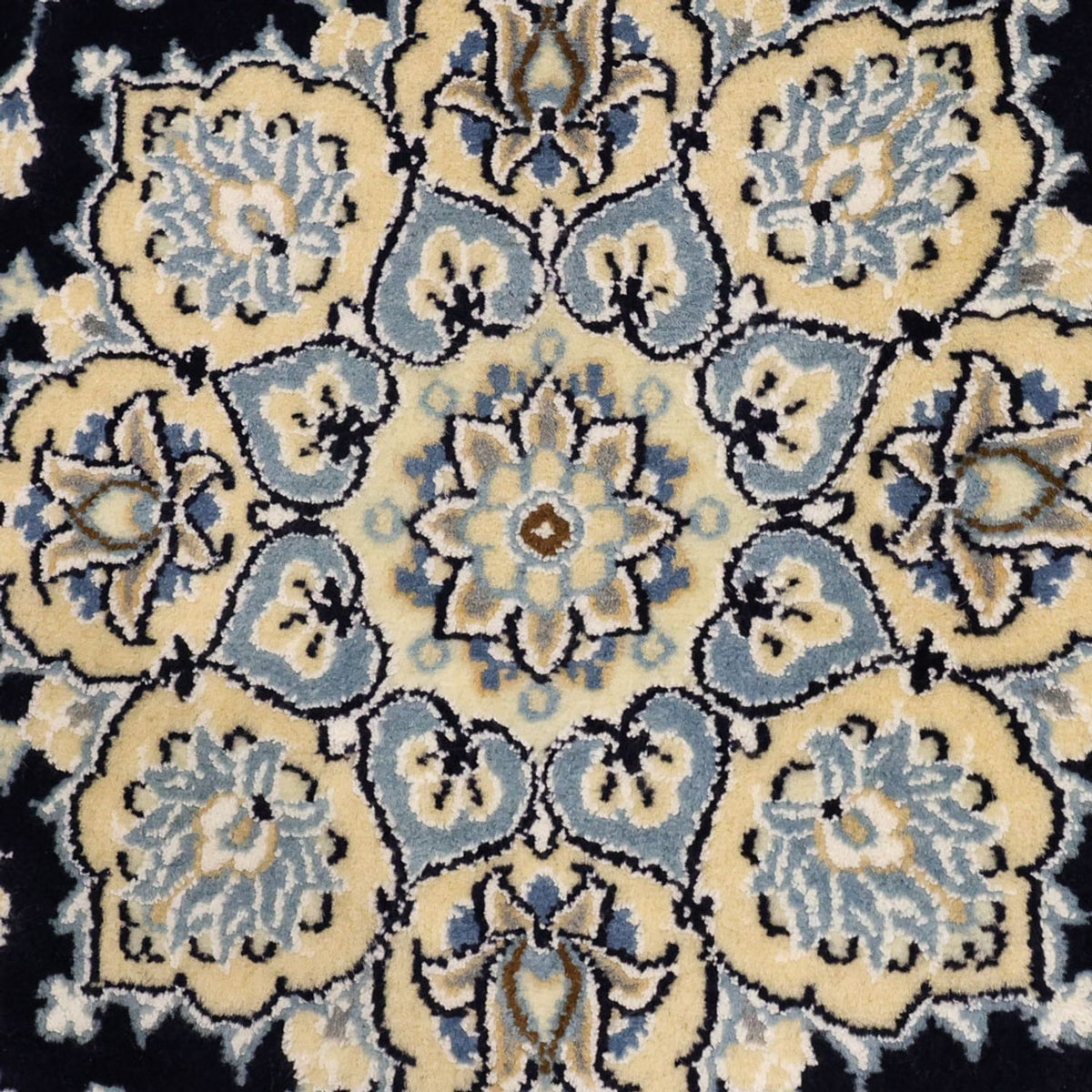 Persisk tæppe - Nain - Royal - 136 x 86 cm - mørkeblå