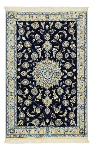 Persisk tæppe - Nain - Royal - 137 x 88 cm - mørkeblå