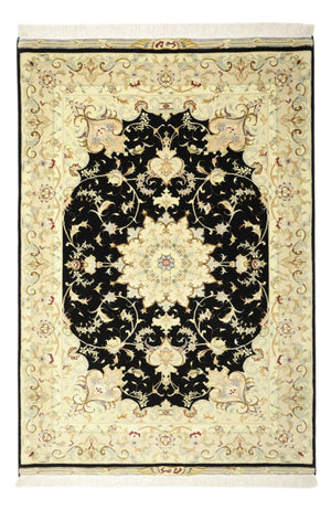 Persisk tæppe - Tabriz - Royal - 152 x 99 cm - mørkeblå