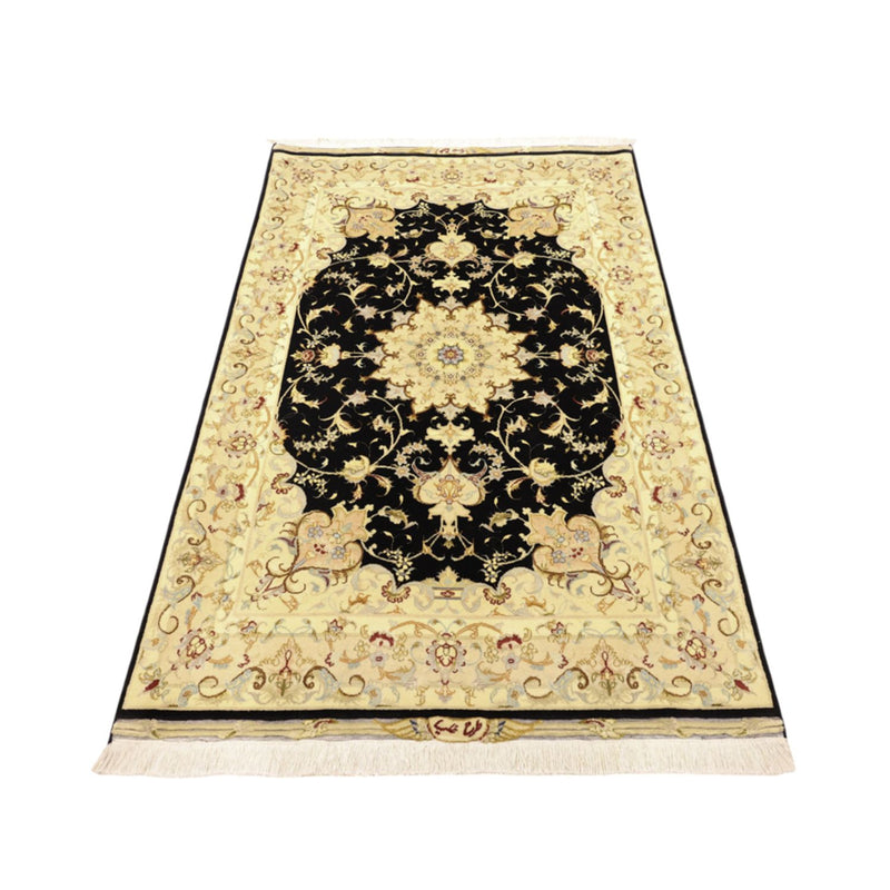 Persisk tæppe - Tabriz - Royal - 152 x 99 cm - mørkeblå