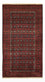 Løber Baluch-tæppe - 196 x 107 cm - mørkerød