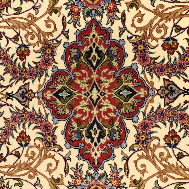 Persisk tæppe - Isfahan - Premium - Halskæde af silke - 171 x 111 cm - beige