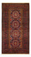 Løber Baluch-tæppe - 188 x 101 cm - mørkerød