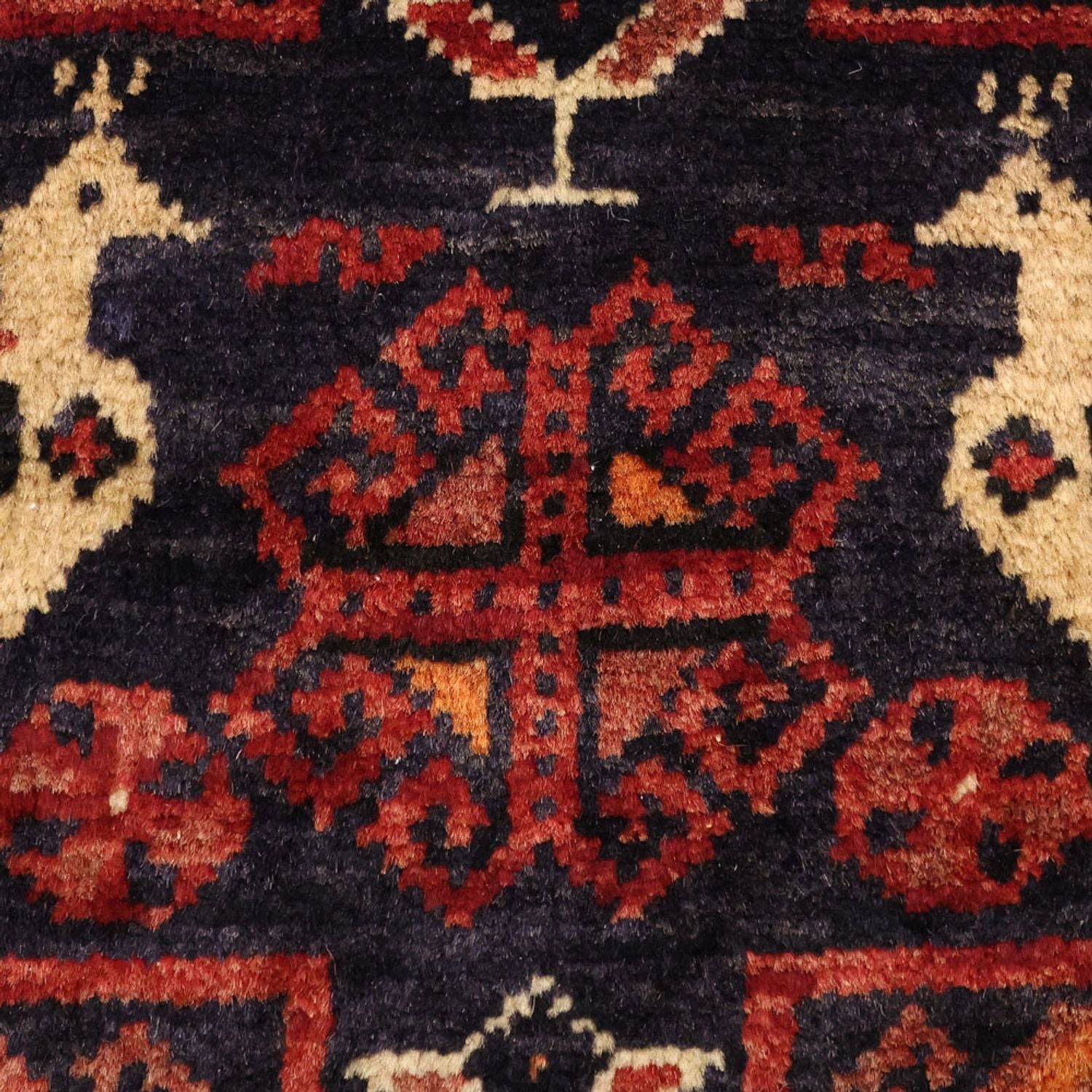 Løber Baluch-tæppe - 200 x 107 cm - mørkerød