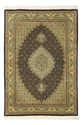Persisk tæppe - Tabriz - Royal - 146 x 102 cm - mørkegrøn