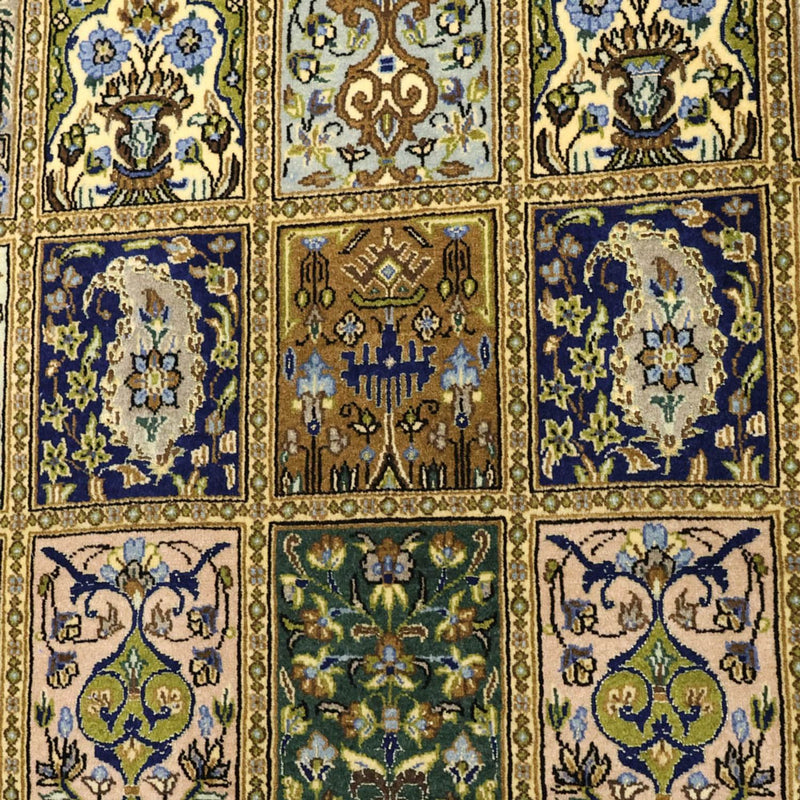 Persisk tæppe - Ghom - Royal - 154 x 102 cm - olivengrøn