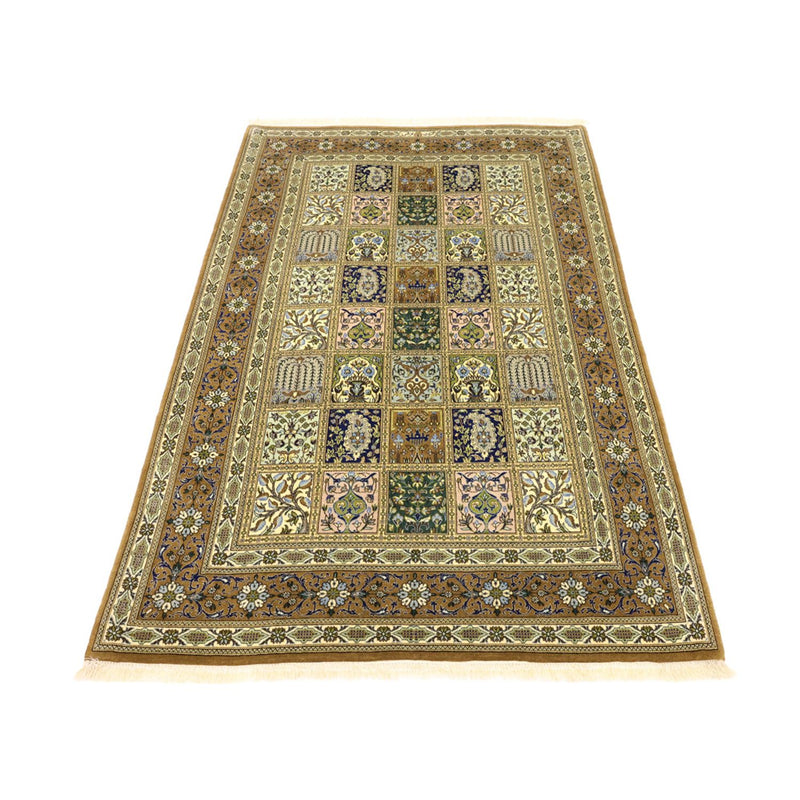 Persisk tæppe - Ghom - Royal - 154 x 102 cm - olivengrøn
