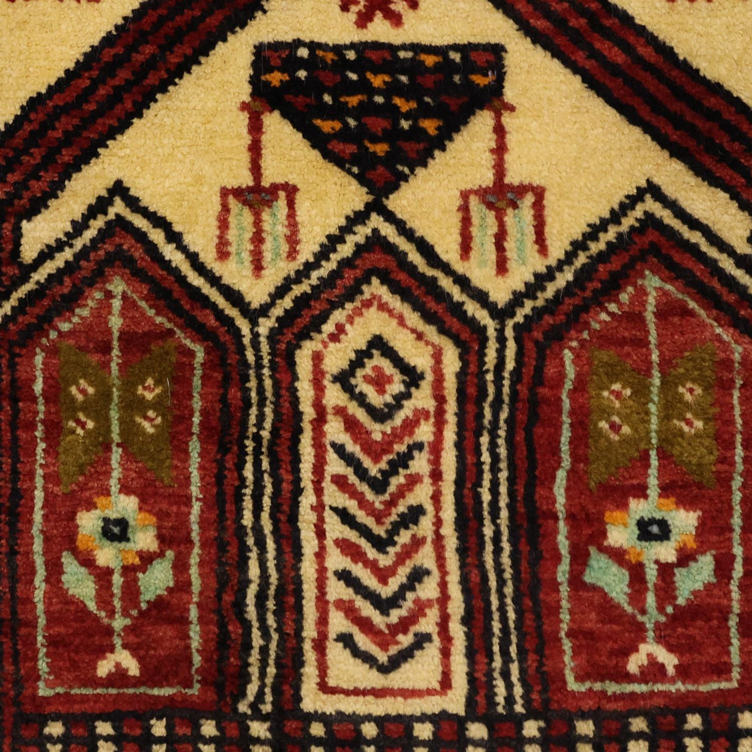 Løber Baluch-tæppe - 196 x 103 cm - beige