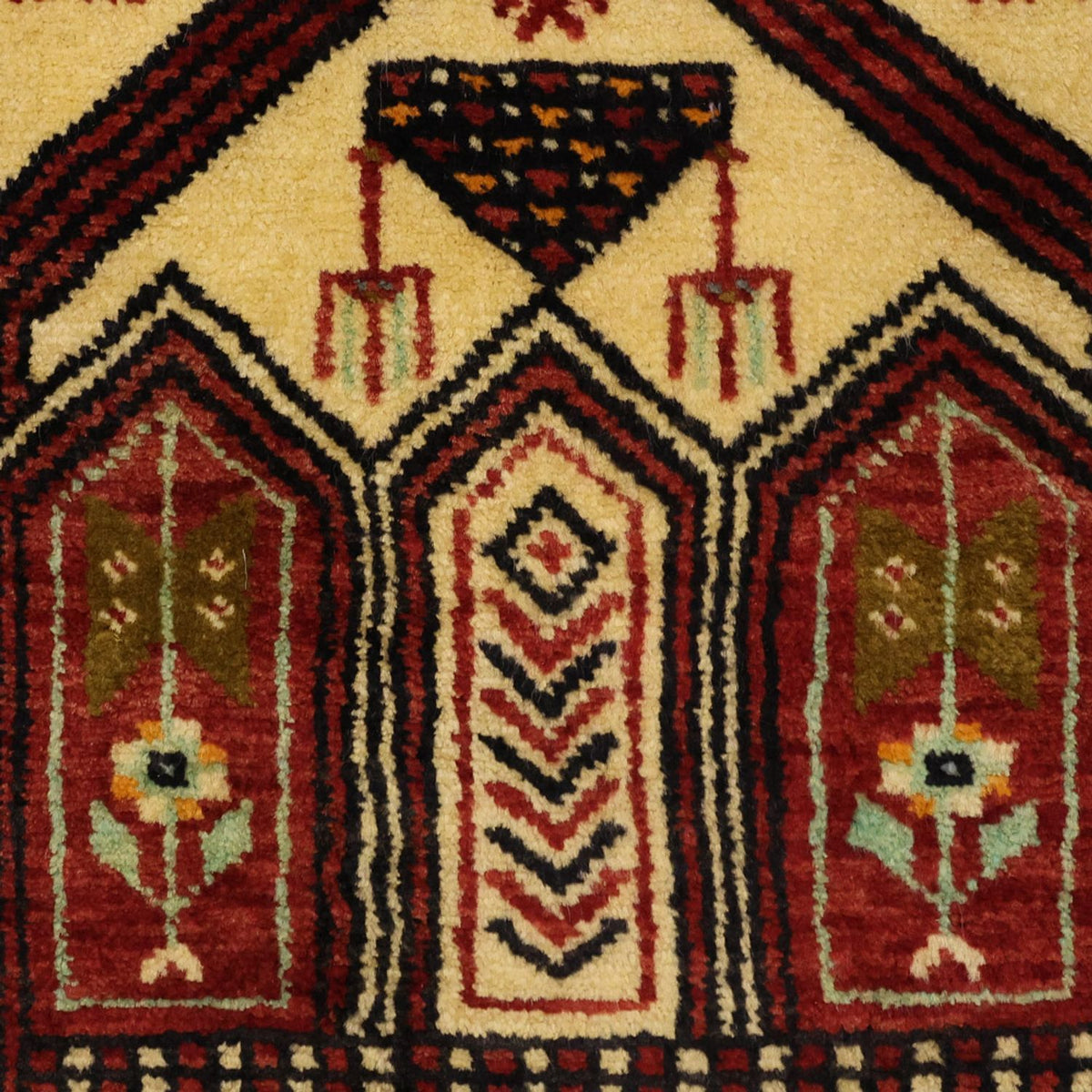 Løber Baluch-tæppe - 196 x 103 cm - beige