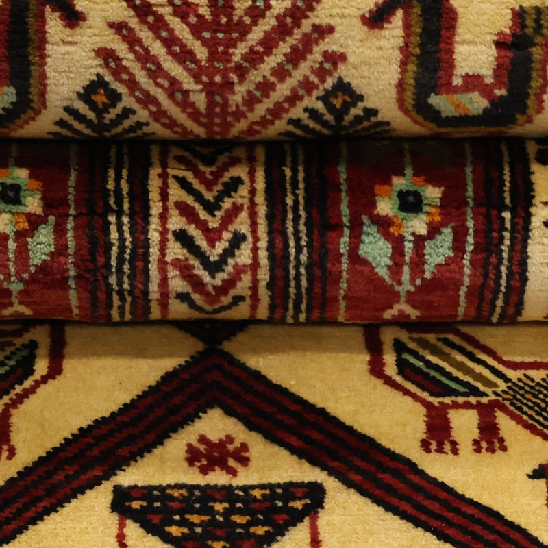 Løber Baluch-tæppe - 196 x 103 cm - beige