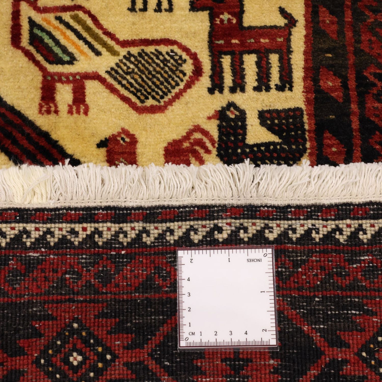 Løber Baluch-tæppe - 196 x 103 cm - beige