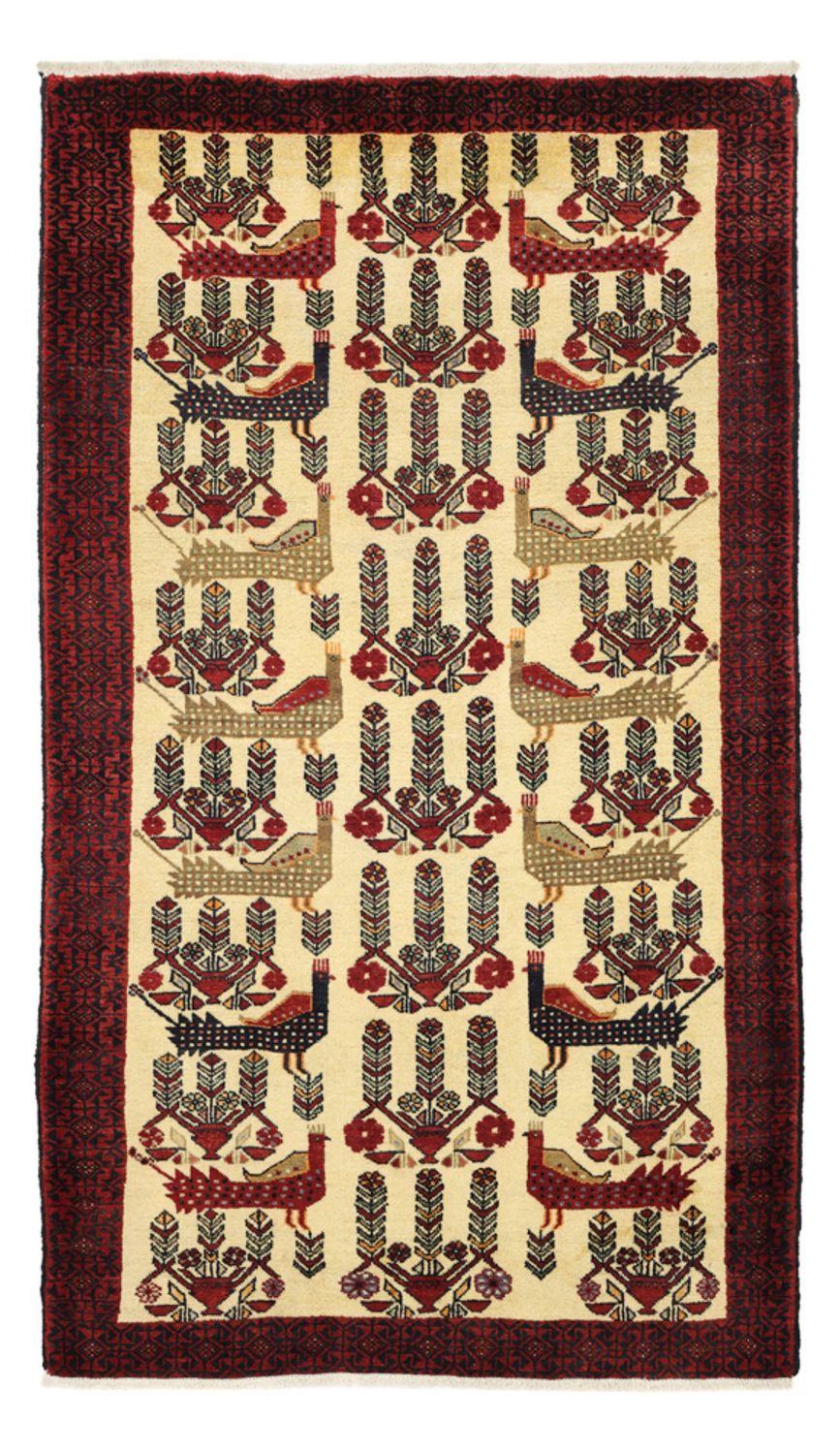 Løber Baluch-tæppe - 196 x 109 cm - beige