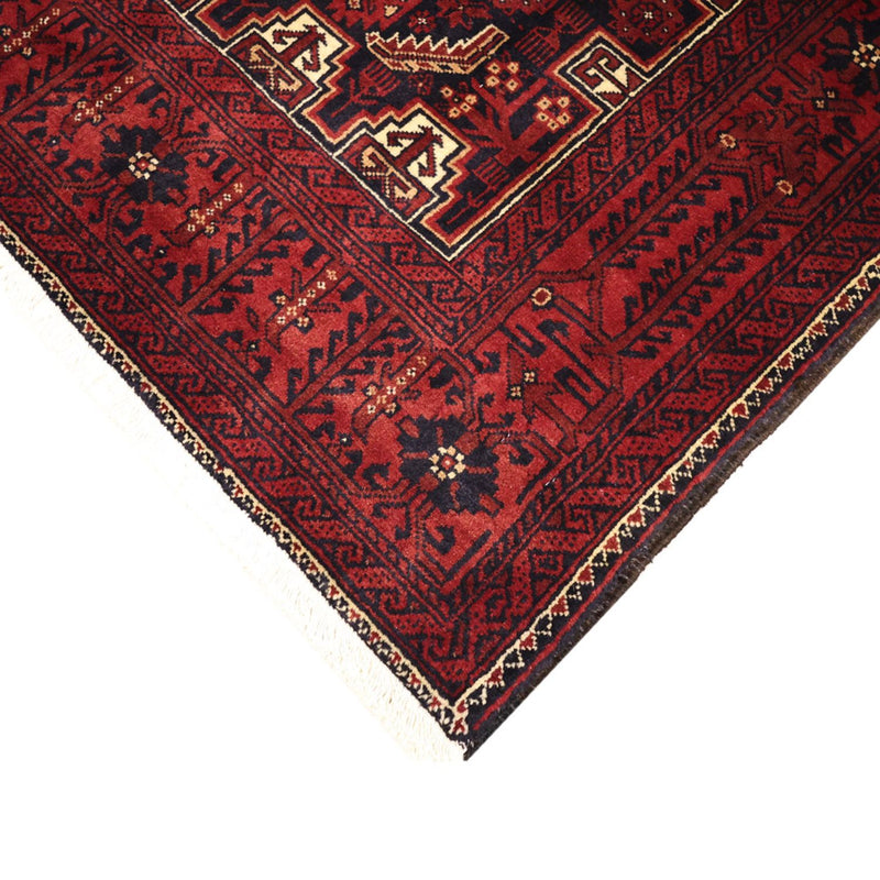 Løber Baluch-tæppe - 199 x 100 cm - mørkerød