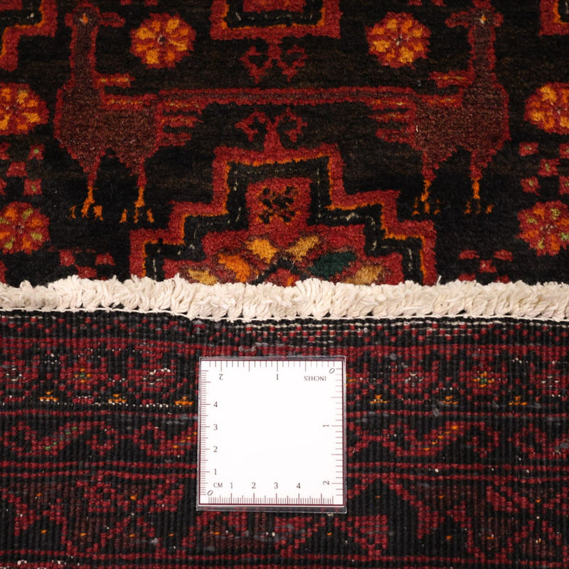 Løber Baluch-tæppe - 192 x 100 cm - mørkerød