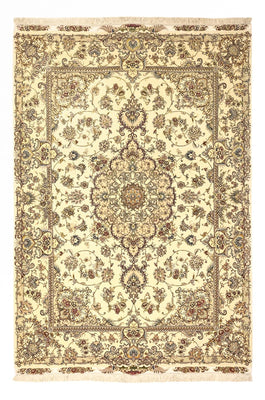 Persisk tæppe - Tabriz - Royal - Halskæde af silke - 219 x 148 cm - beige