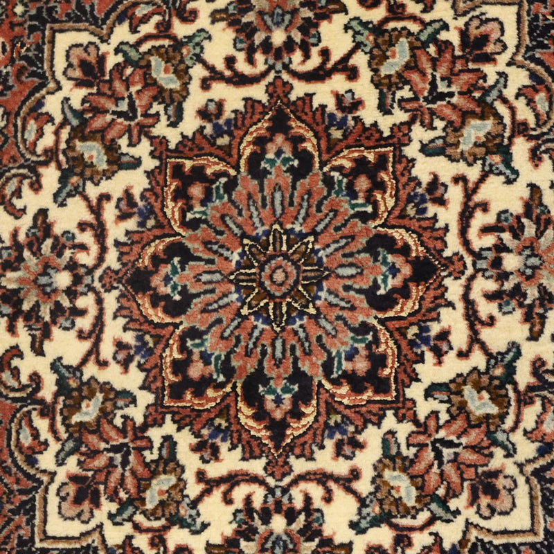 Persisk tæppe - Bijar - 144 x 70 cm - mørkerød