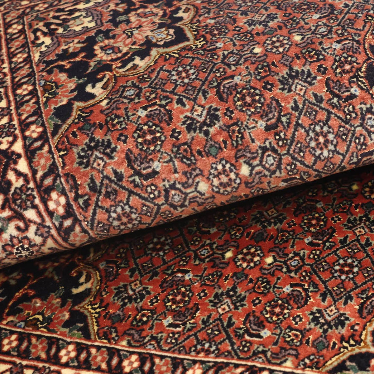 Persisk tæppe - Bijar - 139 x 82 cm - rust