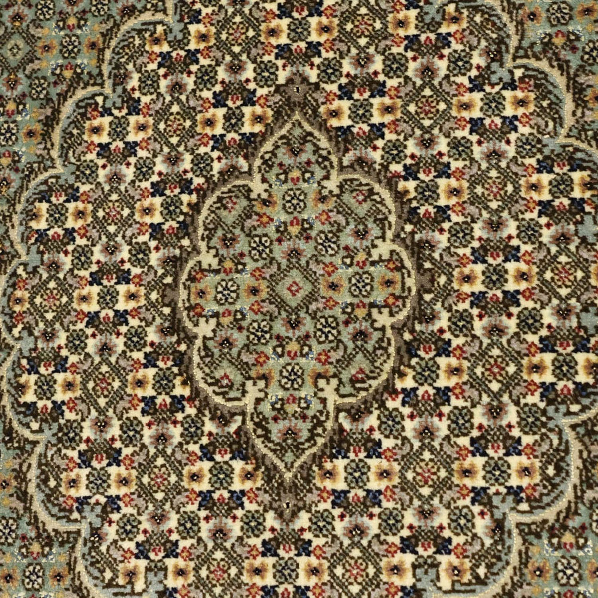 Persisk tæppe - Tabriz - Royal - 153 x 101 cm - olivengrøn